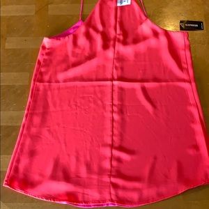 Express Tops - Pink reversible racerback cami NWT. Never worn. Express Tops - Pink reversible racerback cami NWT. Never worn.